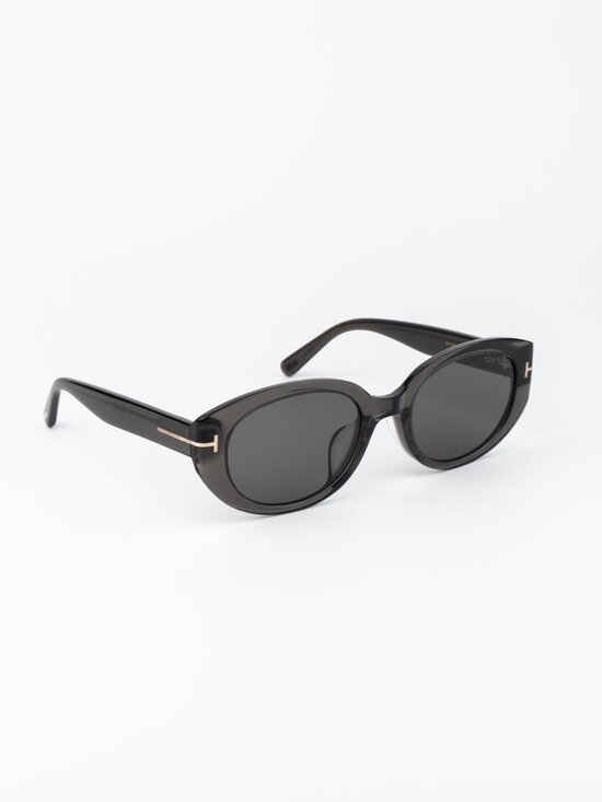 Tom Ford Women Sunglasses Transparent Grey Smoke Oval FT1296-K 20A NEW AUTHENTIC main image 6